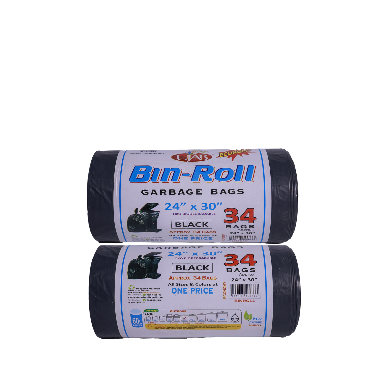 UJAB Economy Bin Roll 24×30 (34bags)