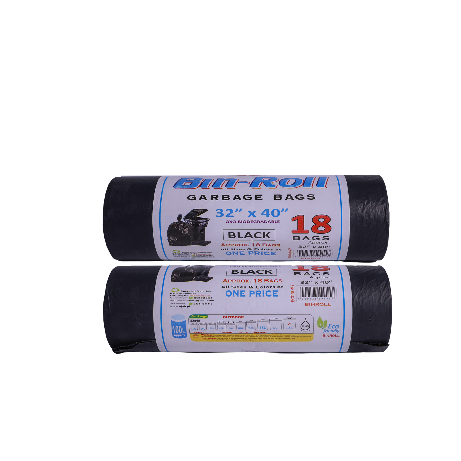 UJAB Economy Bin Roll 32×40 (18bags)
