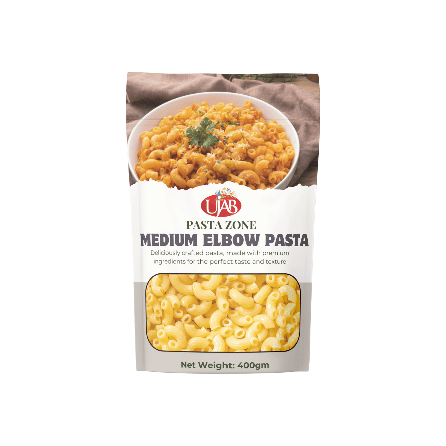 UJAB Pasta Medium Elbow 400gm