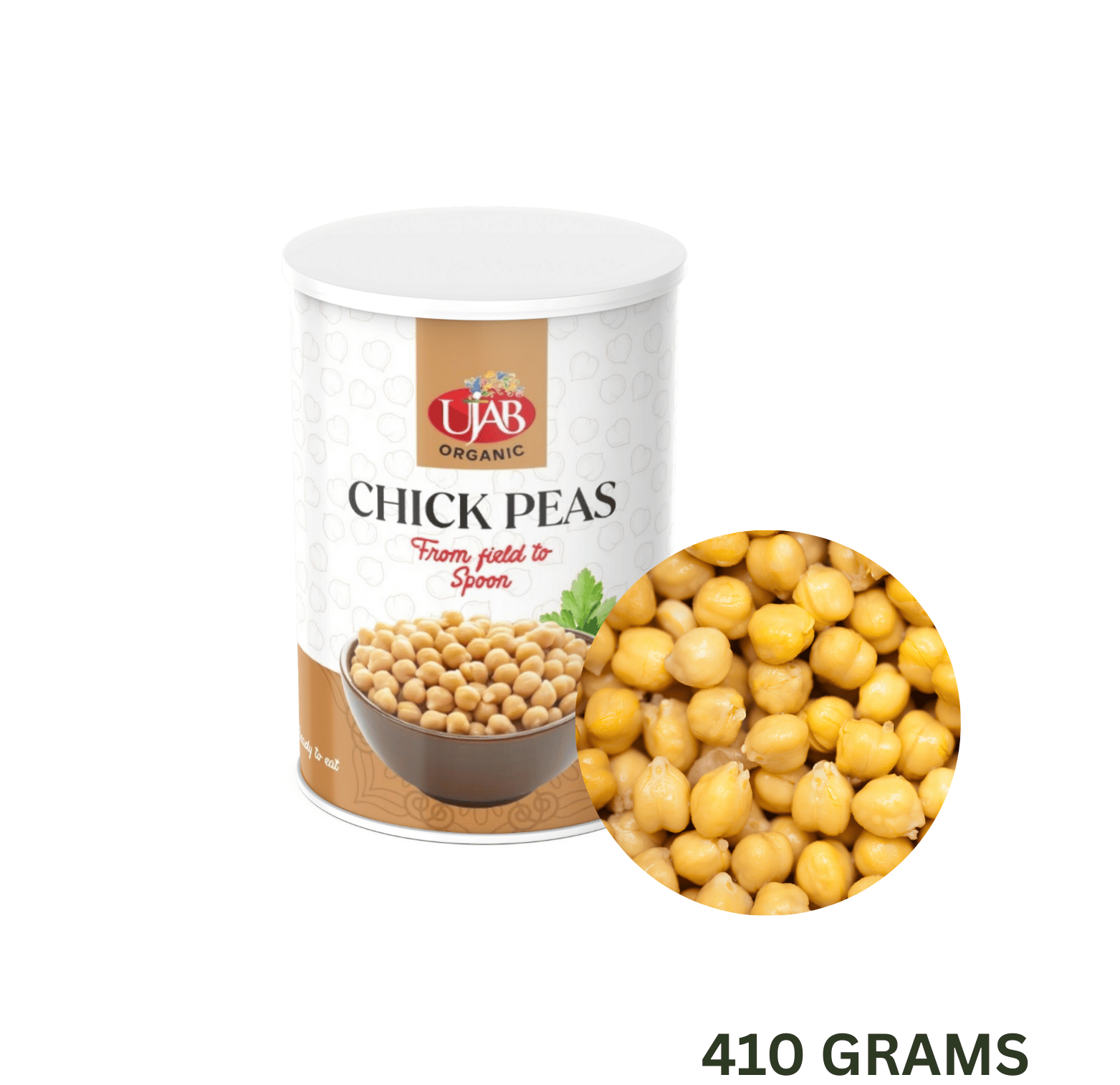 UJAB Organic Tinfood Chick Peas