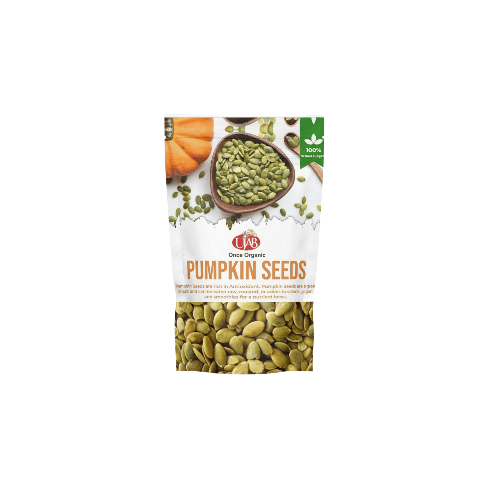 UJAB Once Organic Pumpkin Seeds 200gm