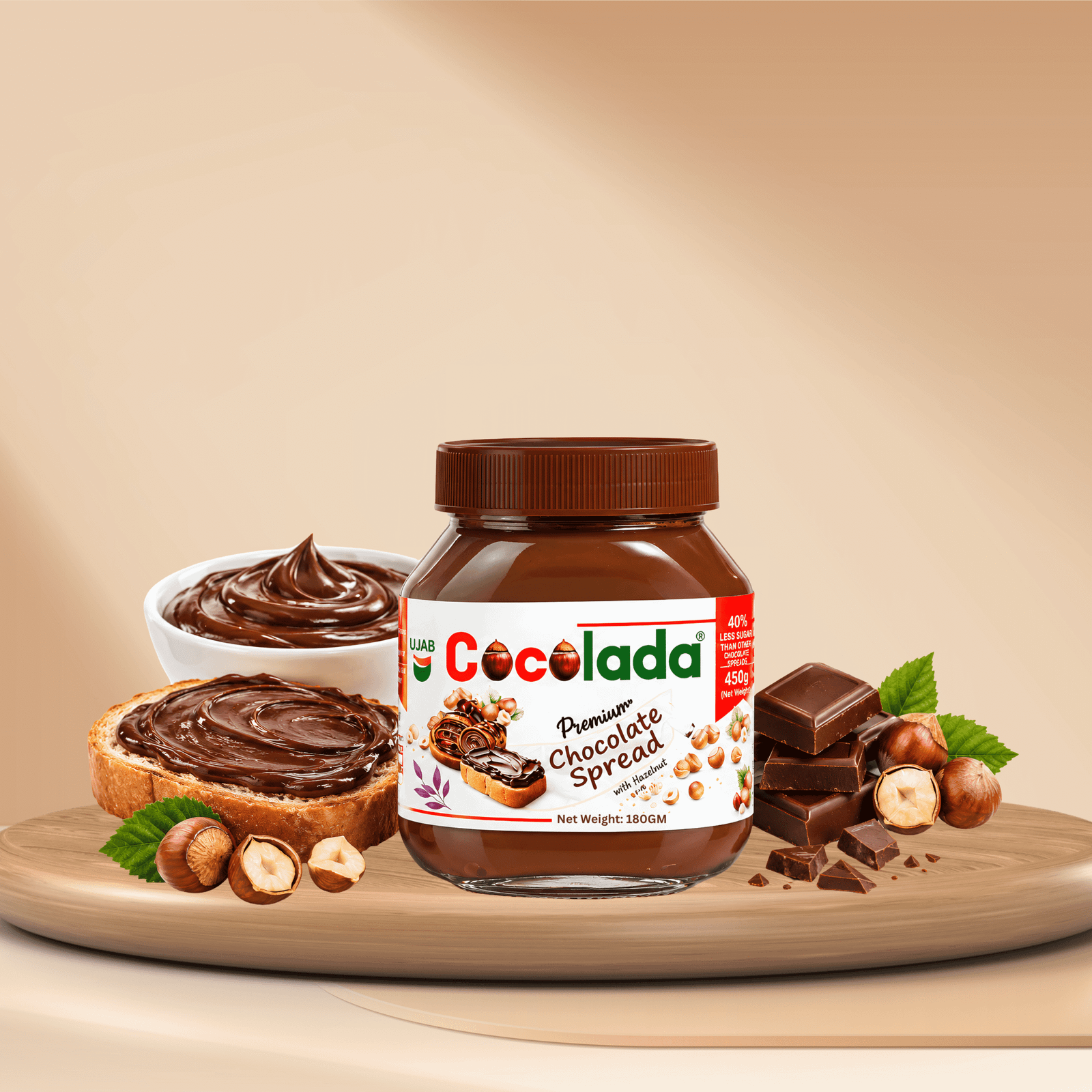 UJAB COCOLADA Chocolate Spread (180gm)