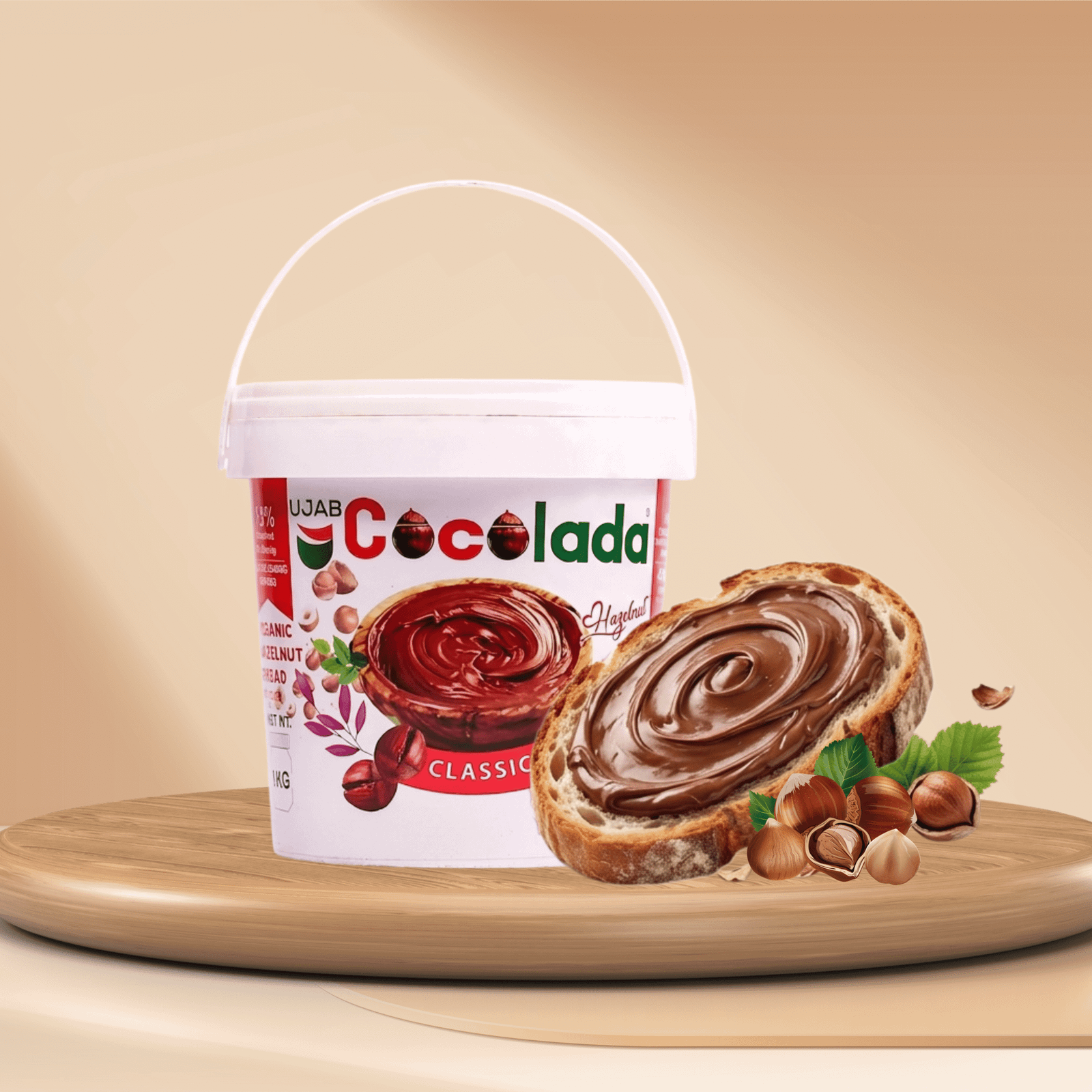 UJAB COCOLADA 13% Hazelnut Spread Jar