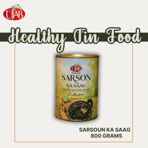 UJAB Organic Sarson Ka Saag TIN 800gm