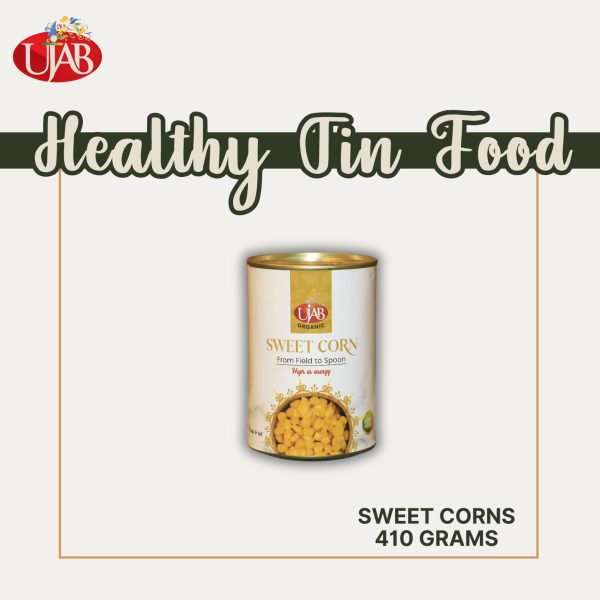 UJAB Organic Sweet Corn Tin 410gm