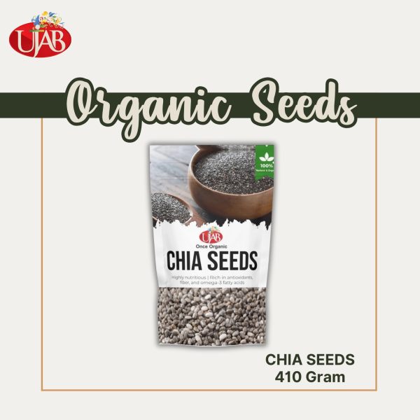 UJAB Once Organic Chia seeds 410gm