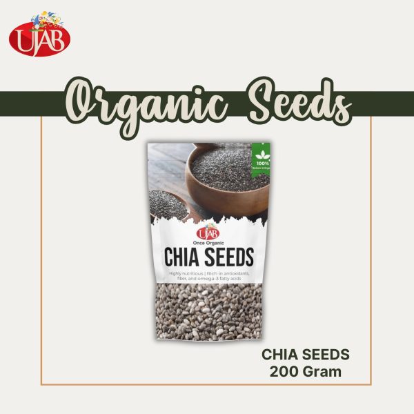 UJAB Once Organic Chia seeds 200gm