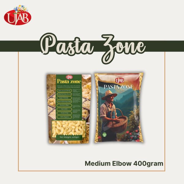 UJAB Pasta Zone Medium Elbow 400gm