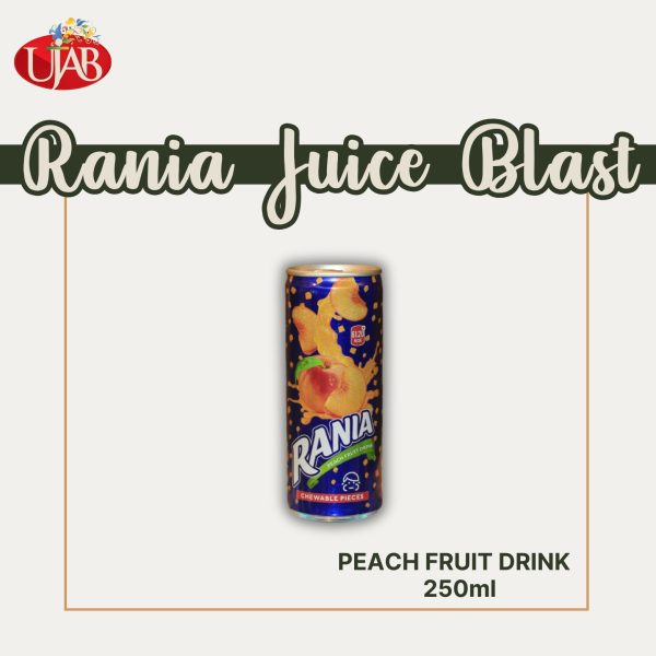 RANIA TIN PEACH Fruit DRINK 250ml