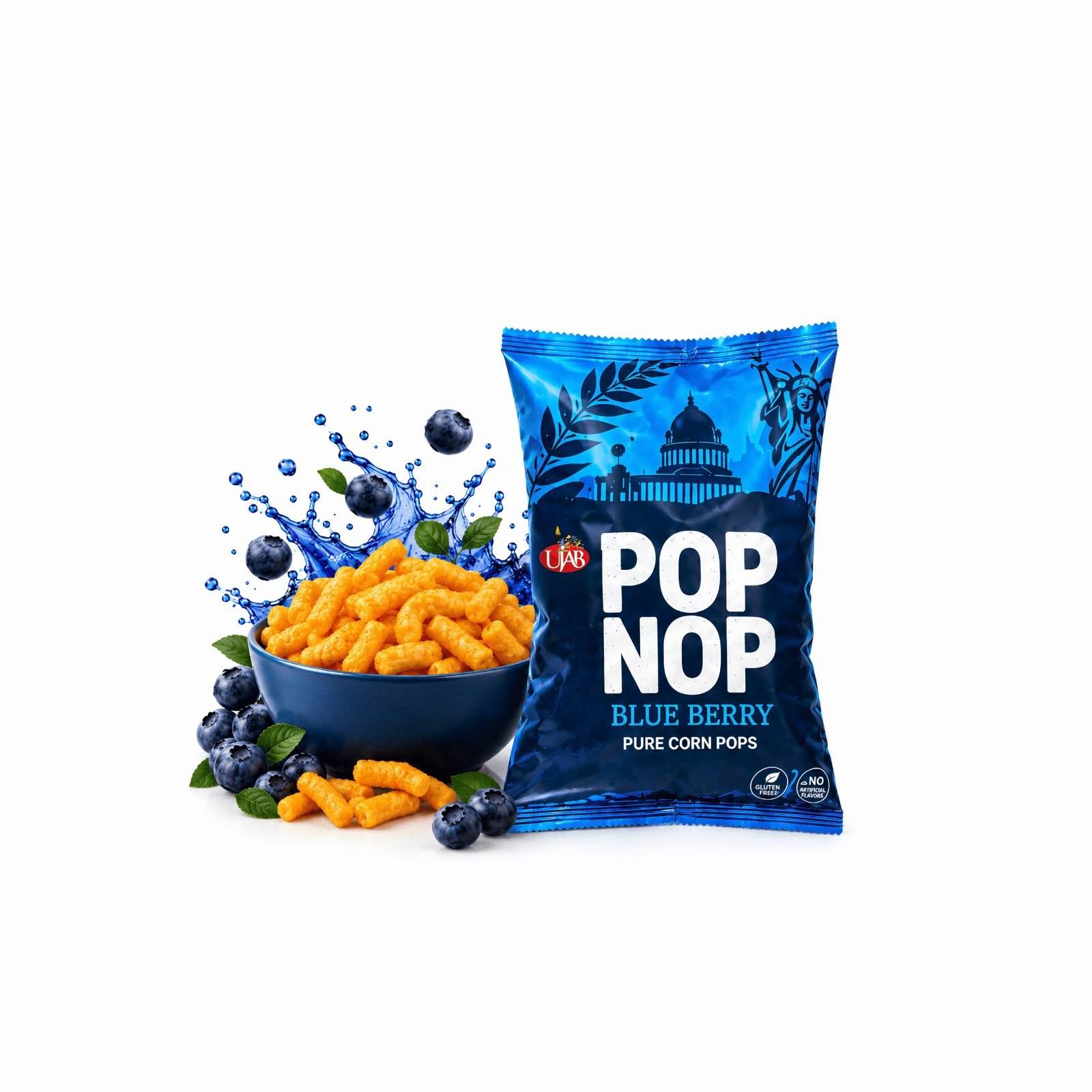 POP NOP Corn Blue Berry 70gm
