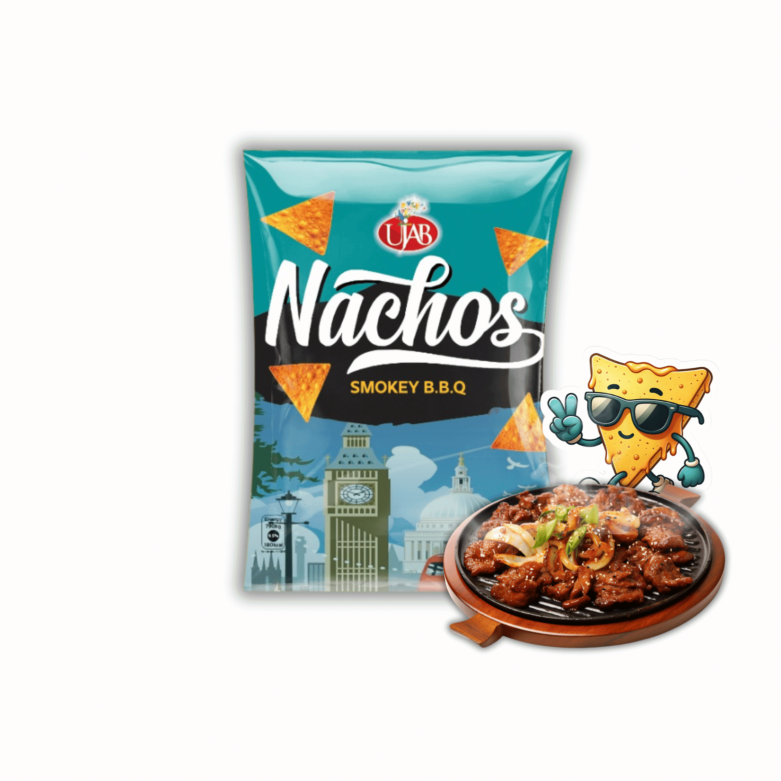 Nachos Smokey B.B.Q 70gm