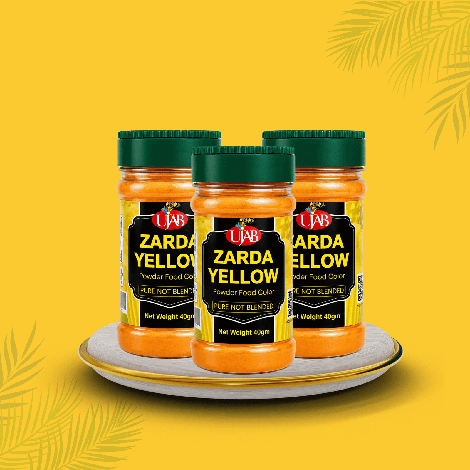 Ujab PURE POWDER Yellow Food Color