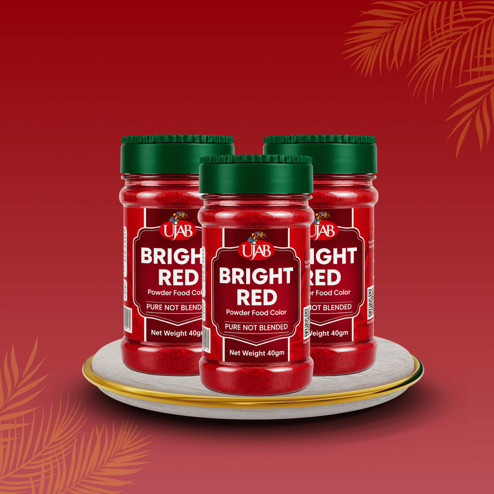 Ujab PURE POWDER Red food color