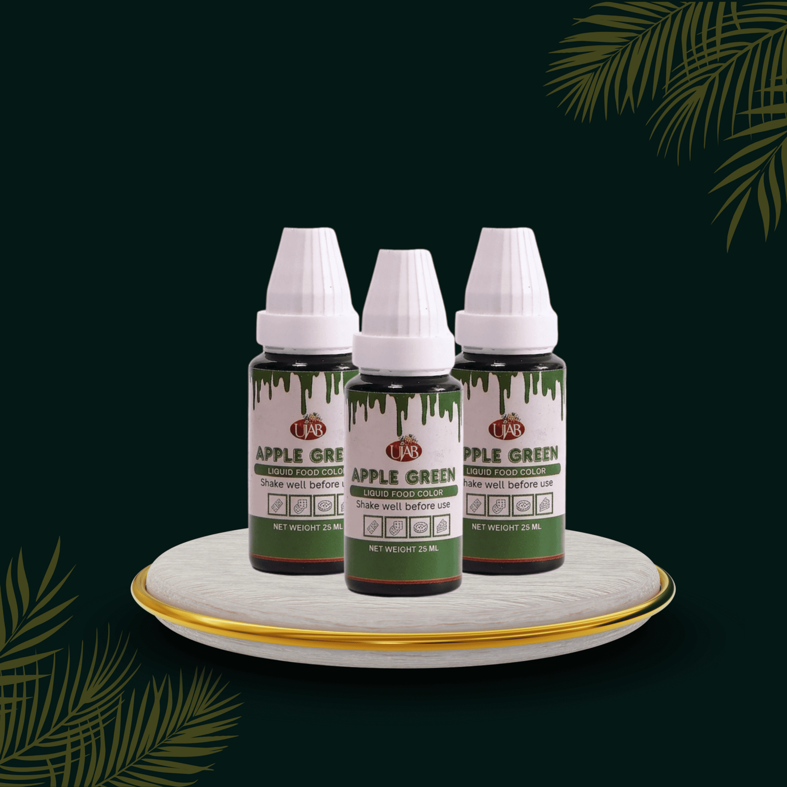Ujab Liquid GREEN Food color 25ml