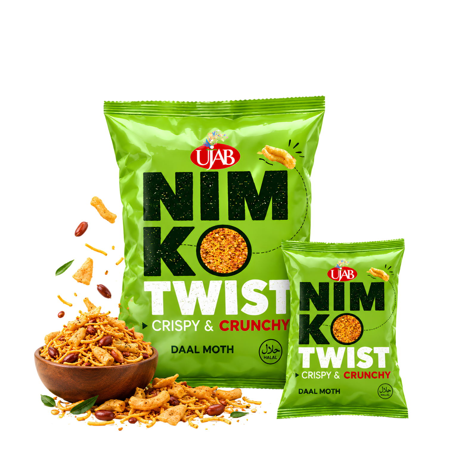 NIMKO TWIST Crispy & Crunchy Daal Moth