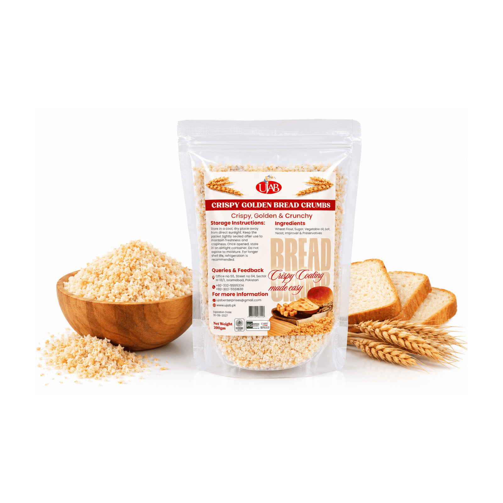 Ujab Crispy Golden Bread Crumb 200g